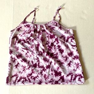 Purple and white Faded Glory top